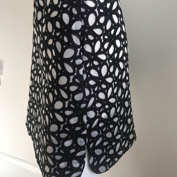 Alaia black floral white mesh mini skirt - Picture 4 of 10